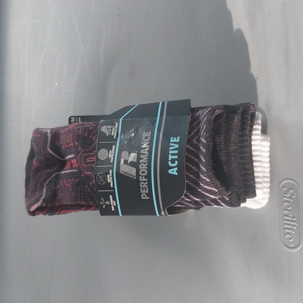 RBX Performance Active BoysSocks - Black and White